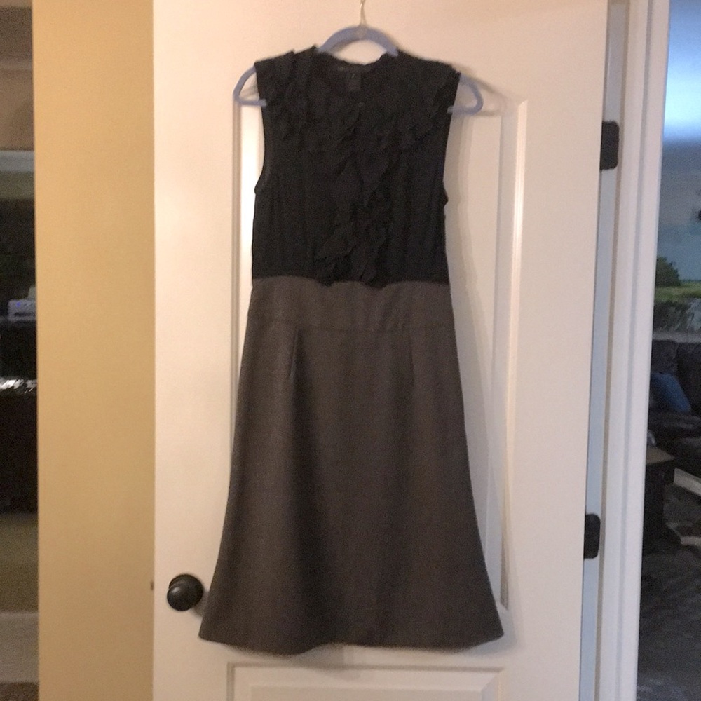 Marc by Marc Jacobs Navy Blue Ruffles Dress